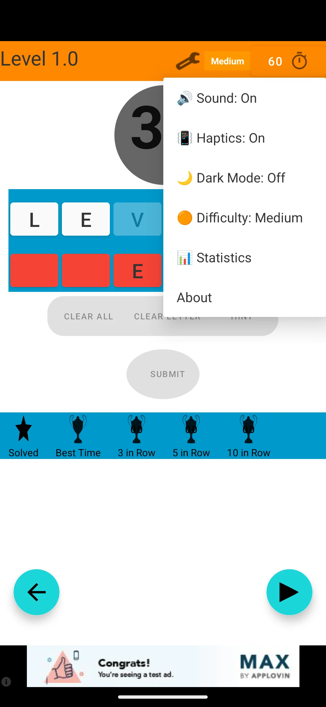 Conundrum: word puzzles screenshot